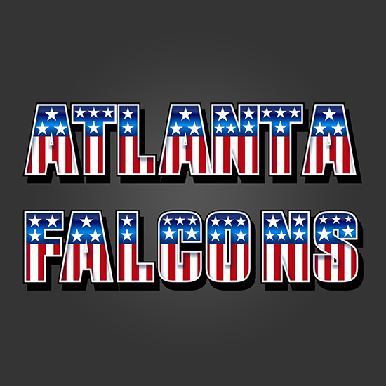 Atlanta Falcons American Captain Logo iron on paper